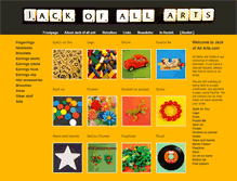 Tablet Screenshot of jack-of-all-arts.com